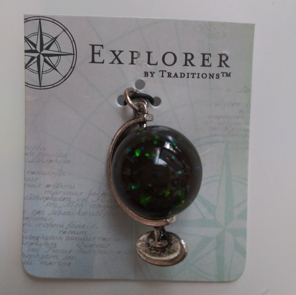 Bead globe charm